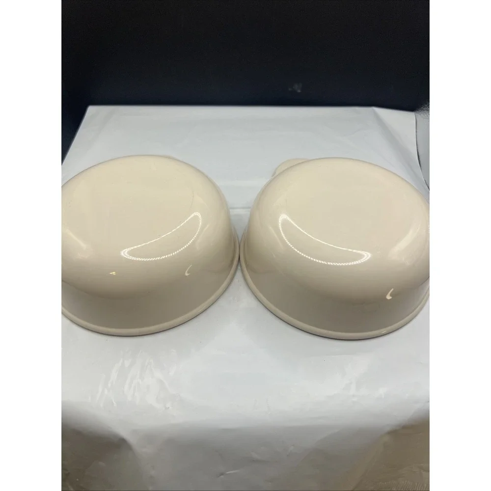Corning Ware USA Grab It French White Bowl P-150-B 15 OZ Set of 2 Vintage